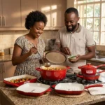 13-Piece Enamel Coated Cast Iron Cookware Set