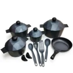 15-Piece Diamond Die Cast Nonstick Cookware Set - Image 5