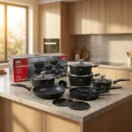 15-Piece REDBERRY JIO Forged Nonstick Cookware Set - Image 14