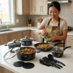 15-Piece REDBERRY JIO Forged Nonstick Cookware Set - Image 10