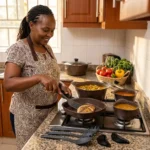 15-Piece Square Die Cast Nonstick Cookware Set - Image 7