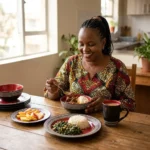 16 Pieces Redberry Stoneware Dinner Set - Image 2