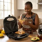 2-Slice Sokany Stainless Steel Sandwich Maker