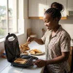 2-Slice Sokany Stainless Steel Sandwich Maker