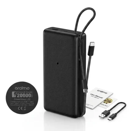 20000mAh Oraimo Power Bank 22.5W Fast Charging PowerNova