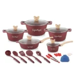 21-Piece Signature Aluminum Die Cast Nonstick Cookware Set