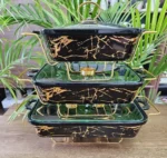 3-Piece Ceramic Food Warmers and Serving Bowls Set - Image 6