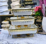 3-Piece Ceramic Food Warmers and Serving Bowls Set - Image 5
