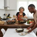 3-Piece Ceramic Food Warmers and Serving Bowls Set - Image 9