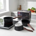 3-Piece Redberry UCC Life Nonstick Saucepan Set