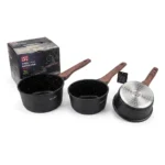 3-Piece Redberry UCC Life Nonstick Saucepan Set