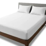 3-Piece Waterproof Fitted Sheet Set ( 6 by 6 ) – White, 6 by 6