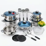 30-Piece Marwa German Stainless Steel Cookware Set - Image 4