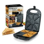 4 Slice Sokany Sandwich Maker – Non-Stick