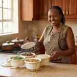 4pcs Round Porcelain Casserole Set - Image 4