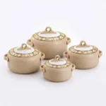 4pcs Signature Coral Hotpot Set 500ml–2000ml