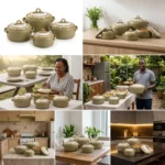 4pcs Signature Coral Hotpot Set 500ml–2000ml