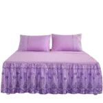 5 by 6 Exquisite Bedskirt with Pillowcases