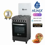 50×55 Nunix 3+1 Standing Gas Cooker with Electric Hotplate