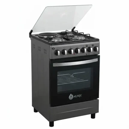 50×55 Nunix 3+1 Standing Gas Cooker with Electric Hotplate