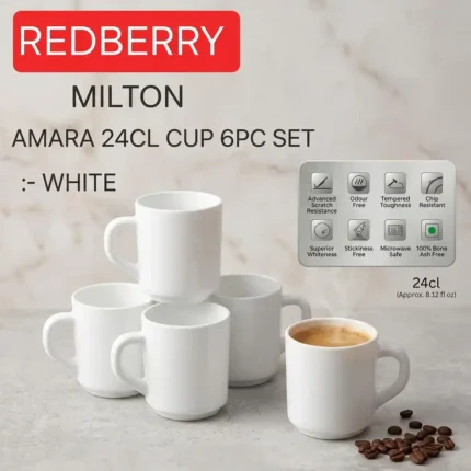 6 Piece REDBERRY Milton Amara Mug Set