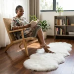 60 by 180 Faux Fur Irregular Carpet | Smart Enterprise