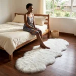 60 by 180 Faux Fur Irregular Carpet | Smart Enterprise