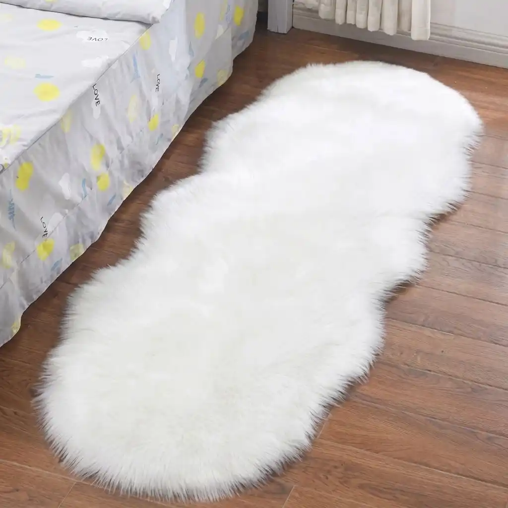 60 by 180 Faux Fur Irregular Carpet | Smart Enterprise