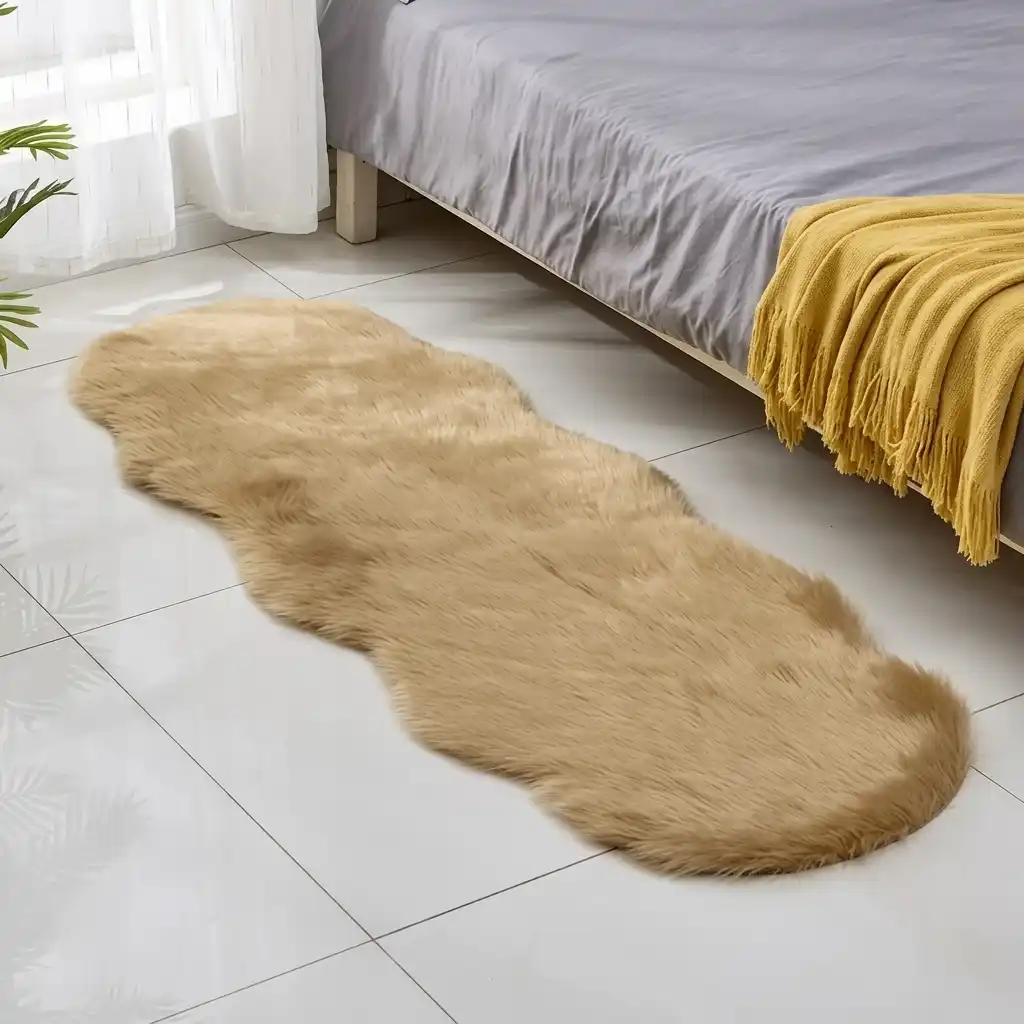 60 by 180 Faux Fur Irregular Carpet | Smart Enterprise
