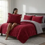 6x6/6x7 Warm Sherpa Fleece Duvet Set