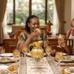 7-Piece Golden Water Set Glass Jug - Image 6