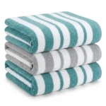 80 by 150 Cotton Striped Bath Towel | Smart Enterprise