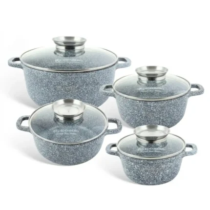 8pcs Edenberg Granite Non-Stick Cookware Set EB-8035