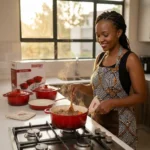 9-Piece REDBERRY Enamel Coated Cast Iron Cookware Set