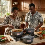 9-Piece REDBERRY Enamel Coated Cast Iron Cookware Set