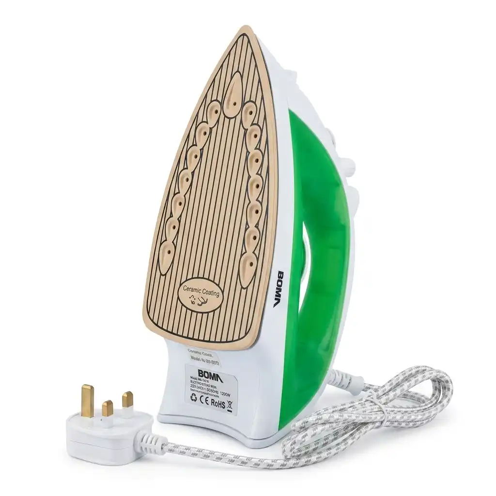 BOMA Steam Iron Box BM-5518 – with Ceramic Coating Base