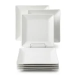 12-Piece Squared Melamine Plates Set