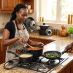 Edenberg 10-Piece Black Cookware Set EB 5649