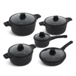 Edenberg 10-Piece Black Cookware Set EB 5649