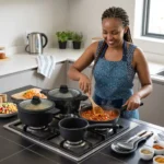 Edenberg 10-Piece Black Cookware Set EB 5649
