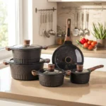 Edenberg 10-Piece Marble Cookware Set – EB-5648 - Image 3