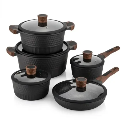 Edenberg 10-Piece Marble Cookware Set – EB-5648