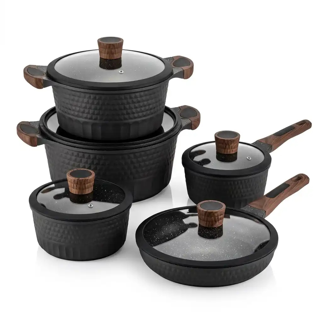 Edenberg 10-Piece Marble Cookware Set – EB-5648