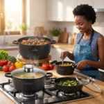 Edenberg 10PCS Granite Cookware Set – EB-8142 - Image 3