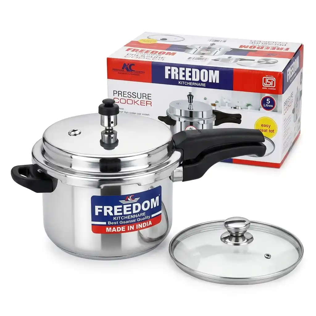 Freedom Stainless Steel Pressure Cooker - 5 Litres