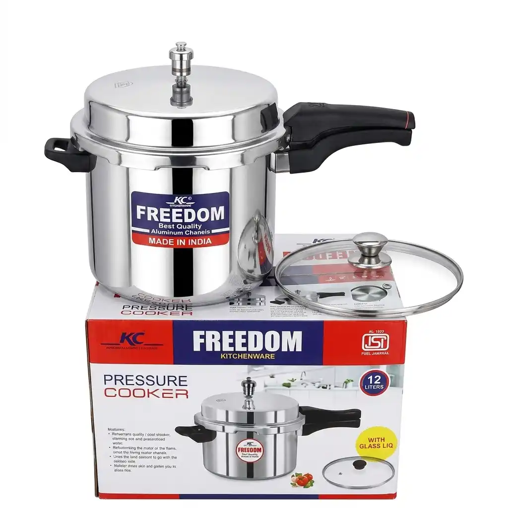 Freedom Stainless Steel Pressure Cooker- 8 Litres
