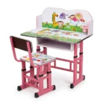 Matching Study Desk and Chair Set – Pink