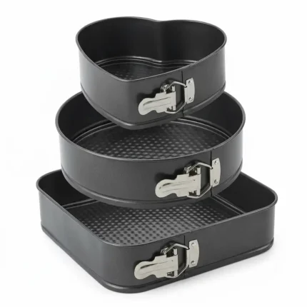 Non-Stick Cake Baking Tin - 3pcs Set