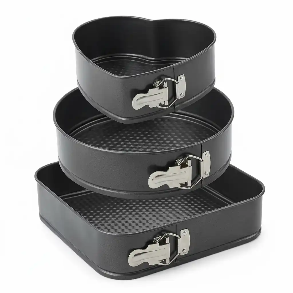 Non-Stick Cake Baking Tin - 3pcs Set