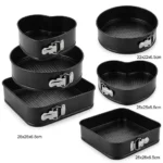 Non-Stick Cake Baking Tin - 3pcs Set - Image 3